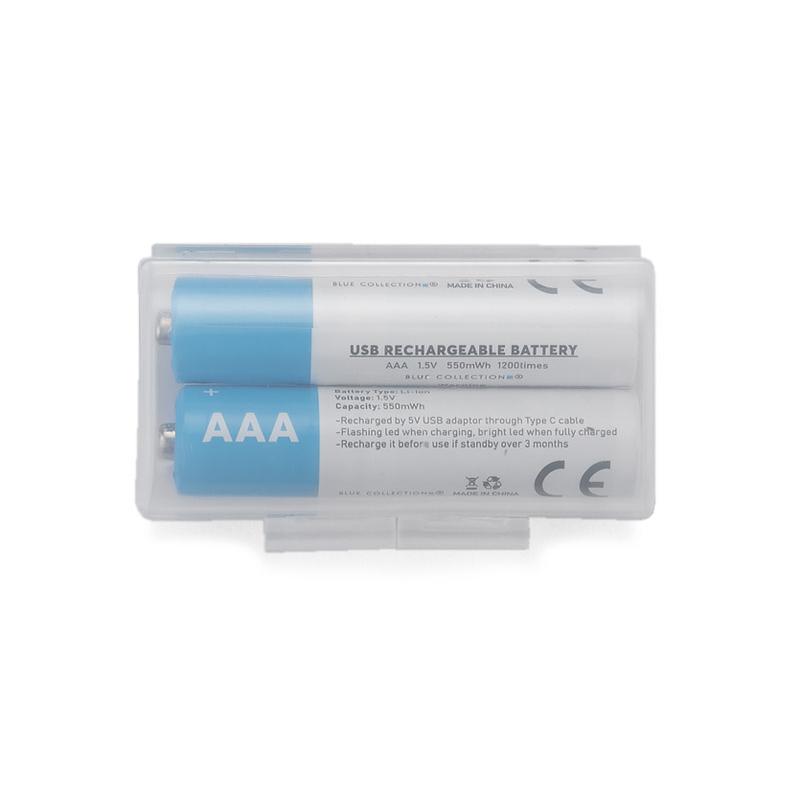 Baterii reîncărcabile AAA 450 mAh transparent