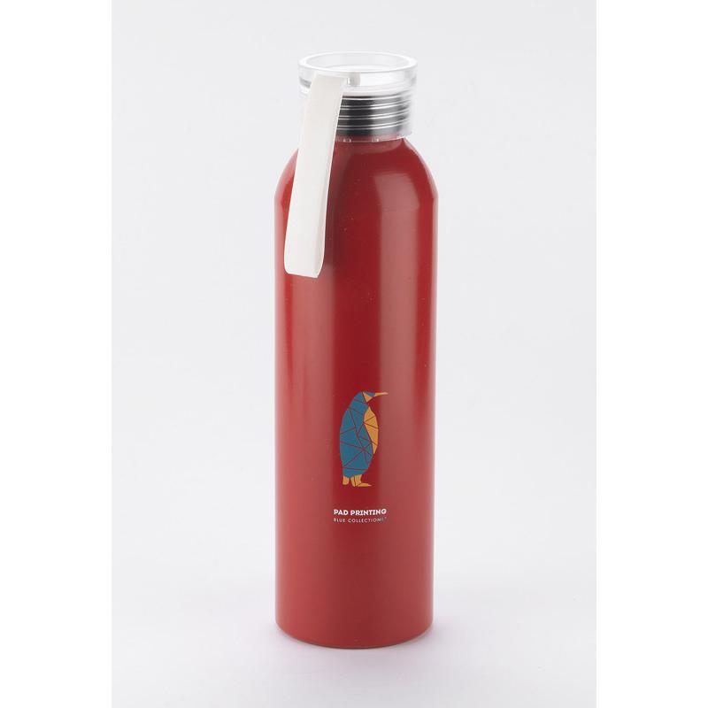 Sticlă din aluminiu ALLUMI 650 ml rosu