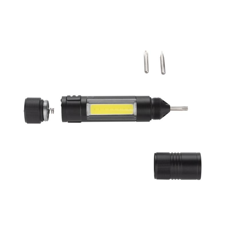 Lanternă COB MAESTRO negru