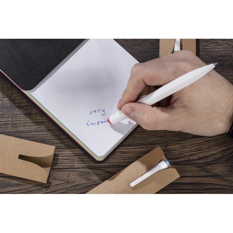 Pix cu bilă și radieră MAZZI albastru deschis