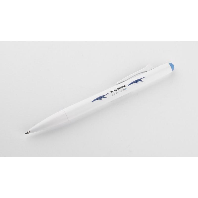 Pix cu bilă și radieră MAZZI albastru deschis