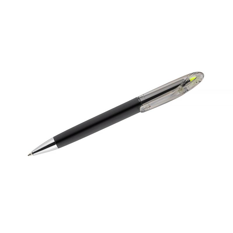 Pix cu bilă cu evidențiator HILIG galben