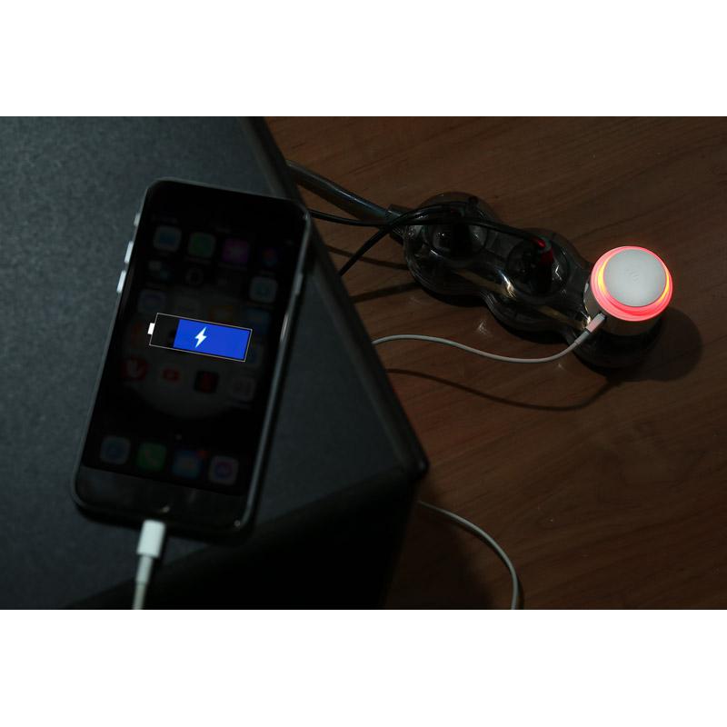 Lumină de noapte USB, încărcător de perete NOTTO alb