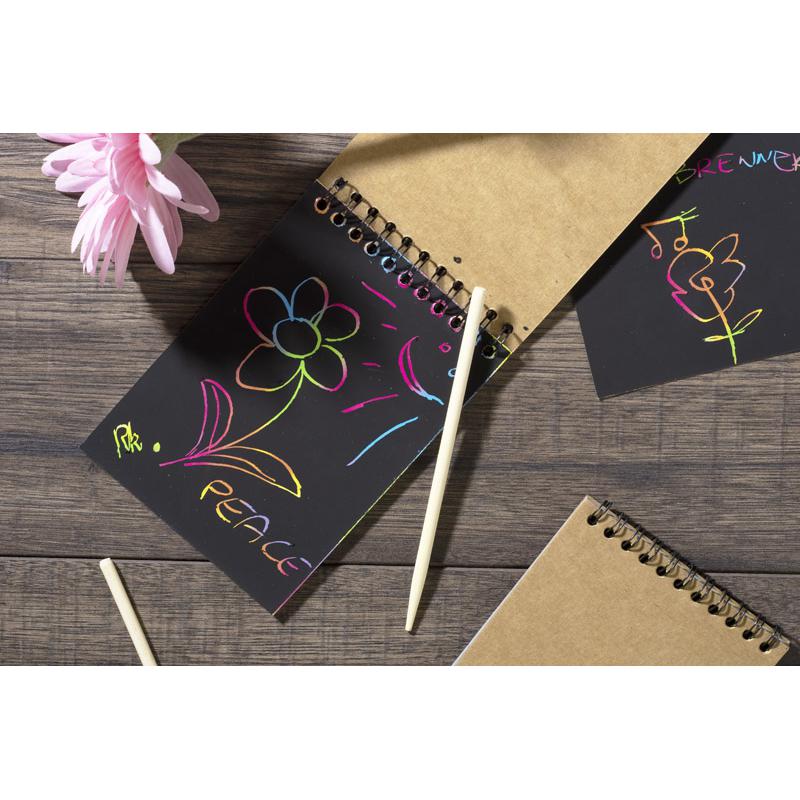 Notă Scratch GRAFI maro