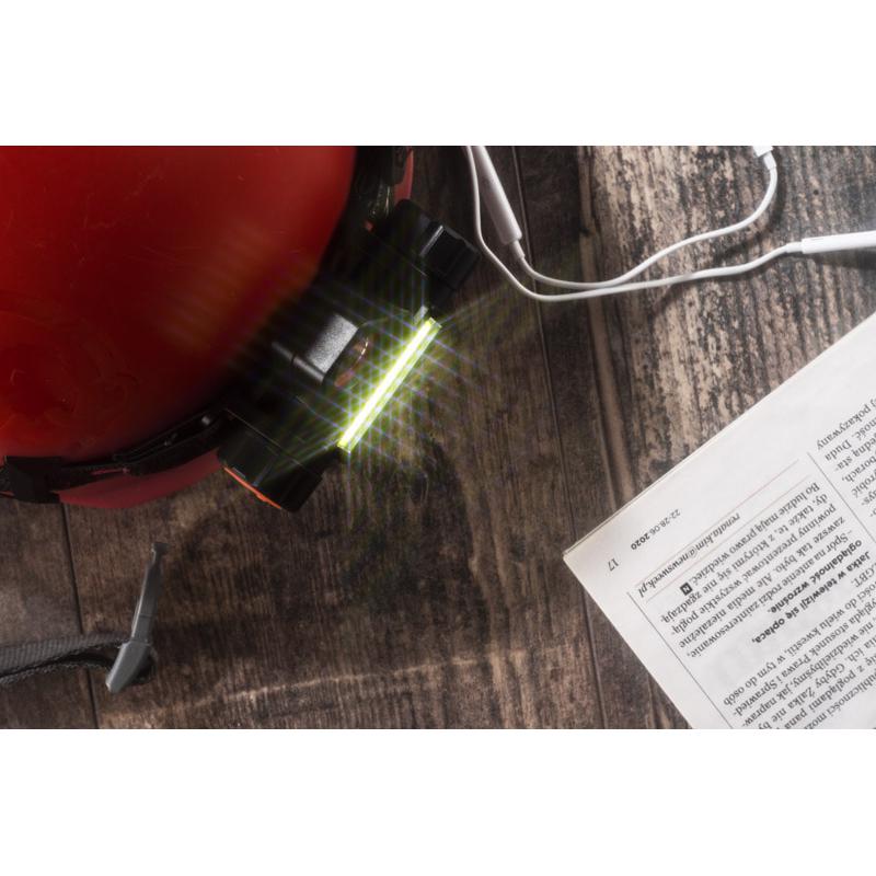 Lanternă frontală COB FRENTE Negru