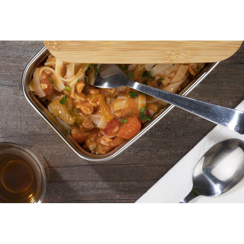 Caserolă pentru alimente TORE 620 ml argintiu