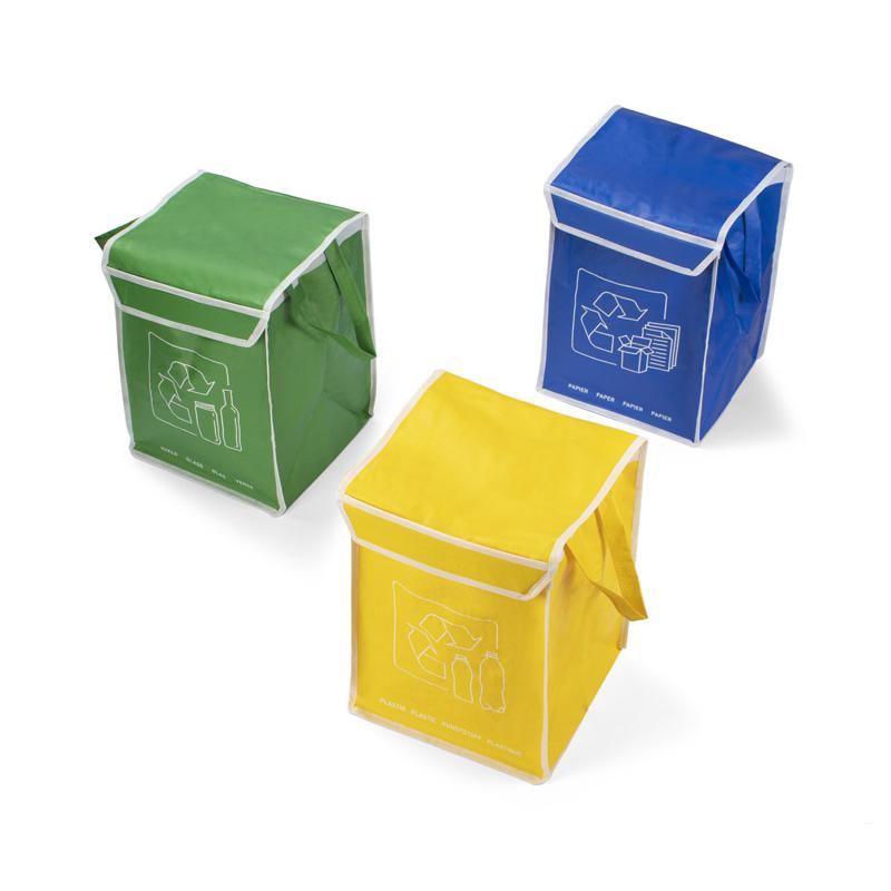 Sacoșe pentru reciclare multicolor
