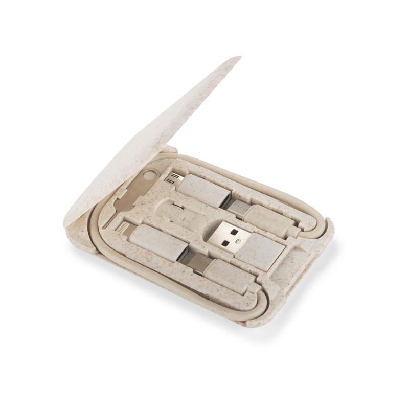 Suport mobil și cabluri de încărcare OLIN bej