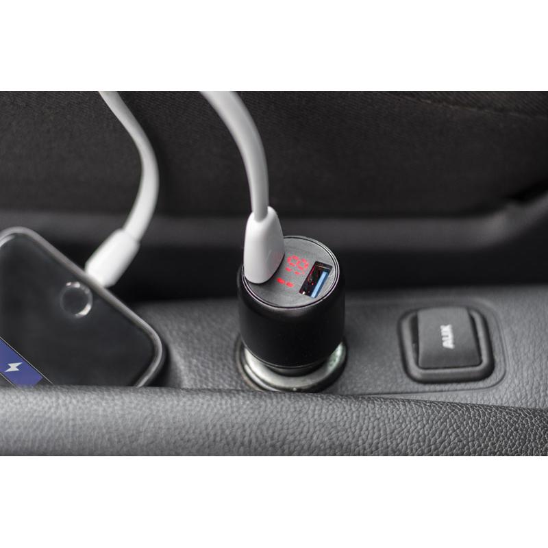 Încărcător auto SPIDO negru