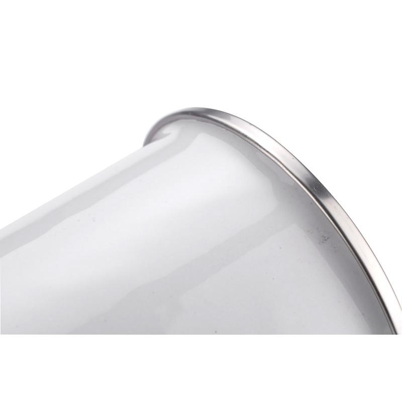 Cană emailată SUBLIM 380 ml Alb