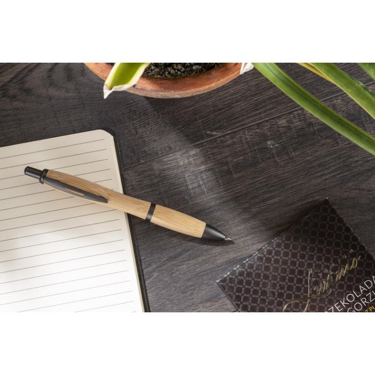 Pix cu bilă Bamboo SIGO maro