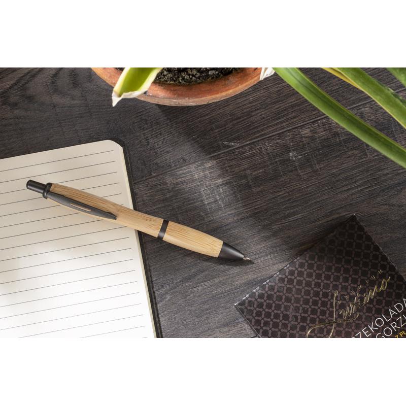 Pix cu bilă Bamboo SIGO maro