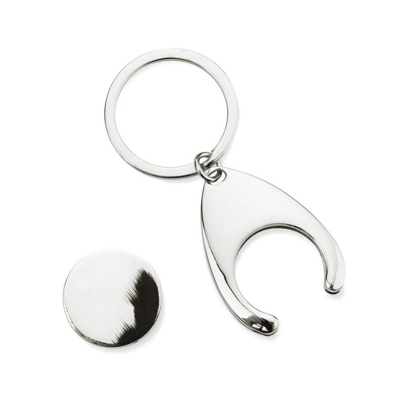 Breloc 2 w 1 TOKEN argintiu