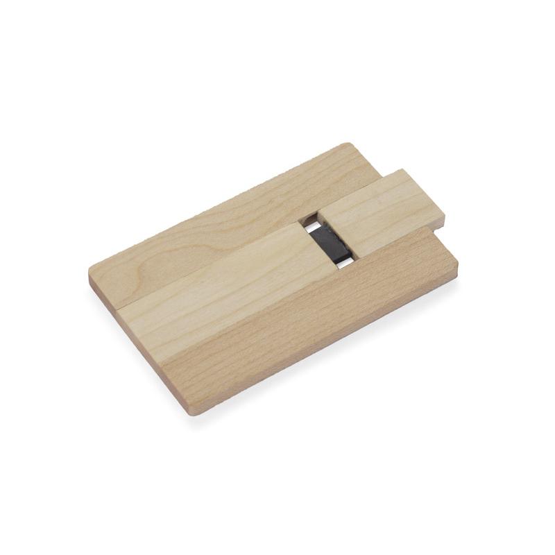 Stick USB WOODCART 16 GB maro