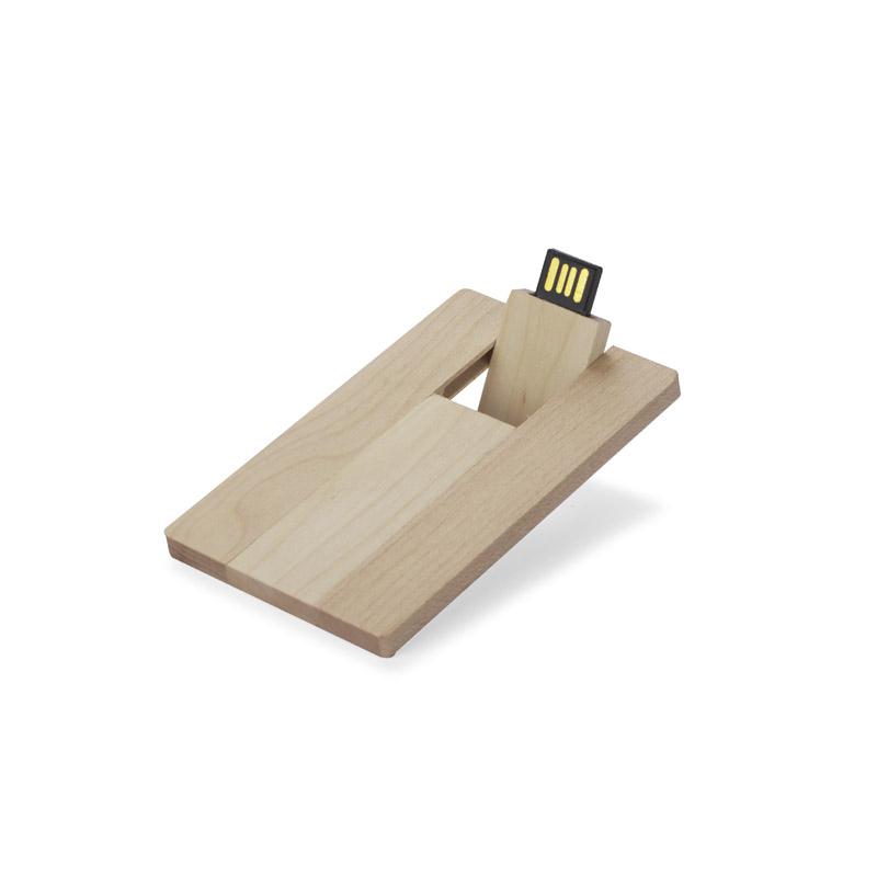 Stick USB WOODCART 16 GB maro