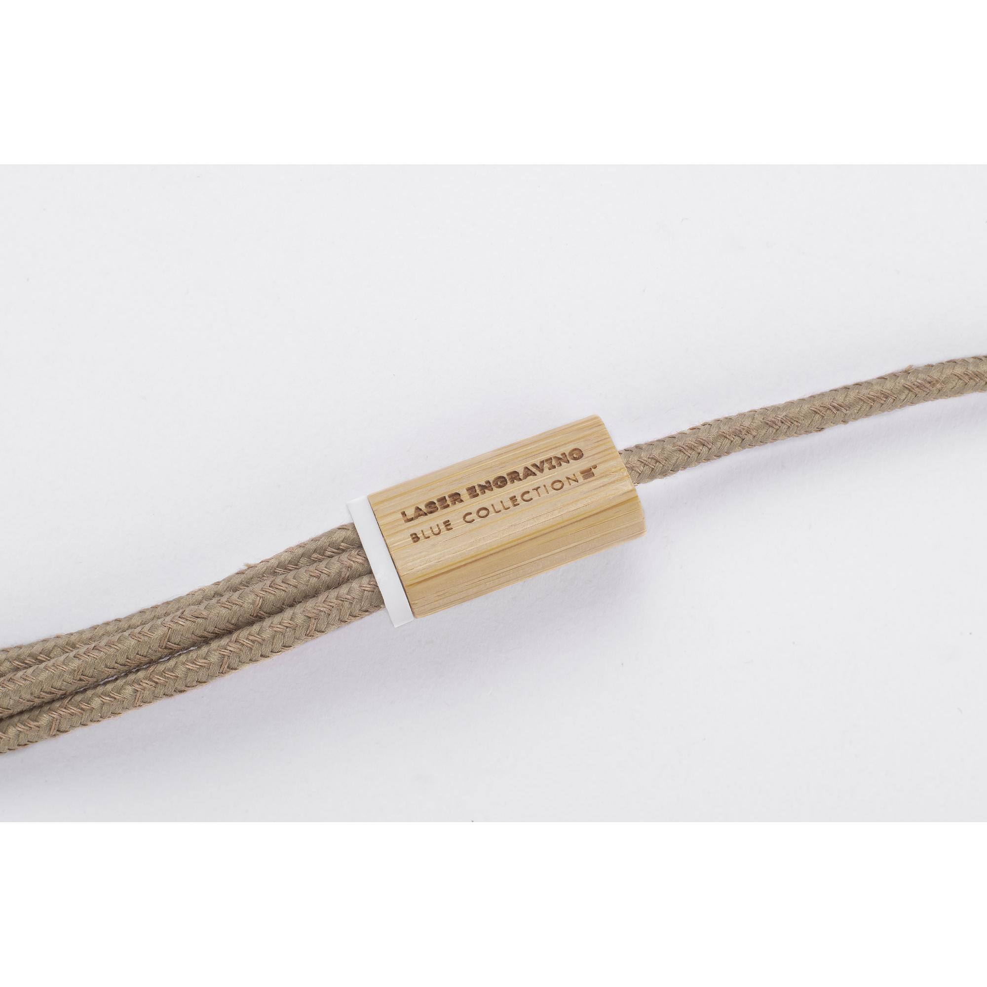 Cablu USB 3 în 1 FLAX bej