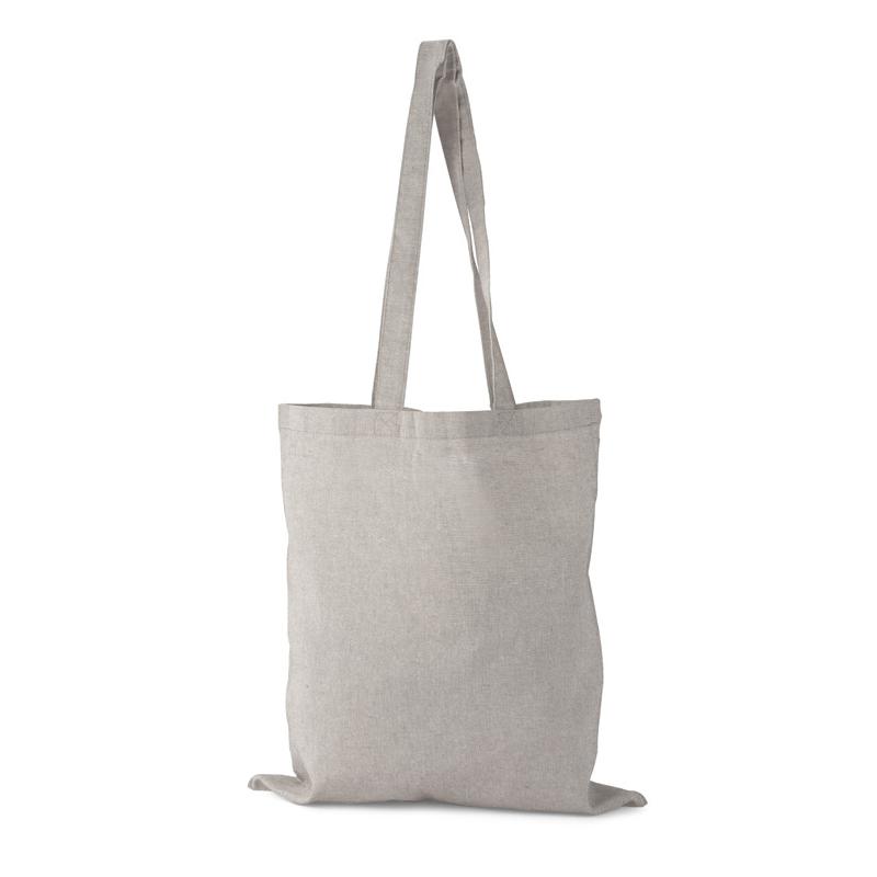 Geantă de bumbac MELANGE 140 g Gri