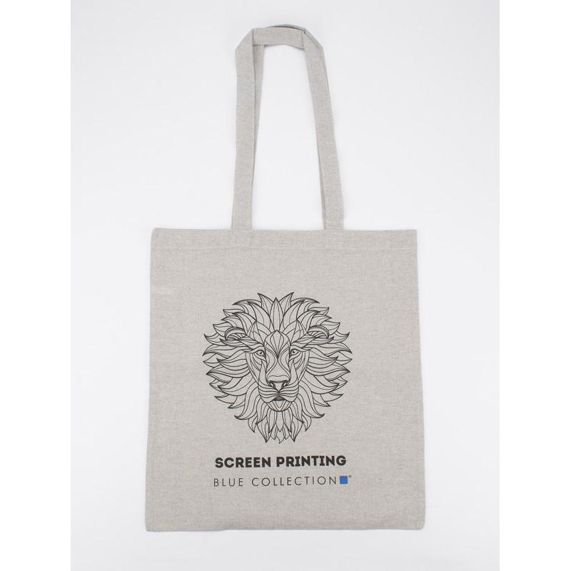 Geantă de bumbac MELANGE 140 g Gri