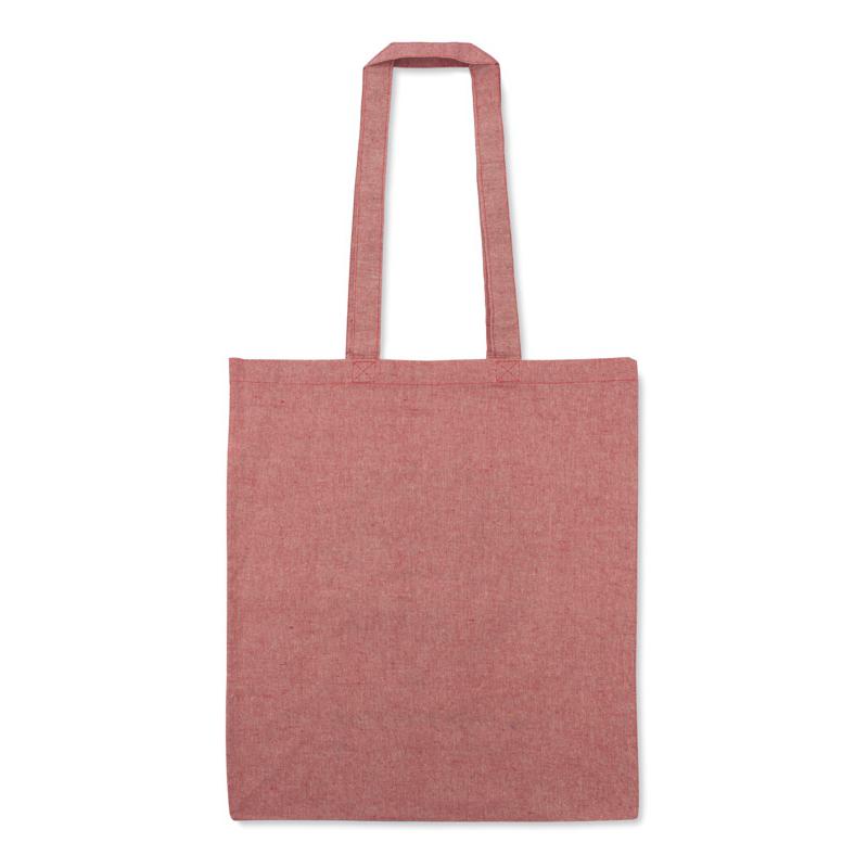 Geantă de bumbac MELANGE 140 g Roșu