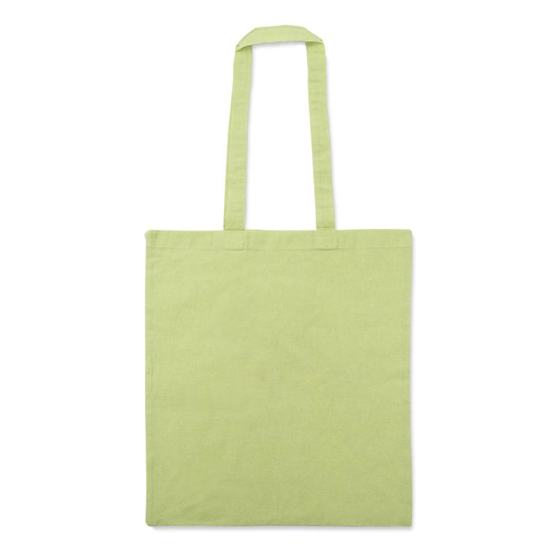 Geantă de bumbac MELANGE 140 g Verde deschis