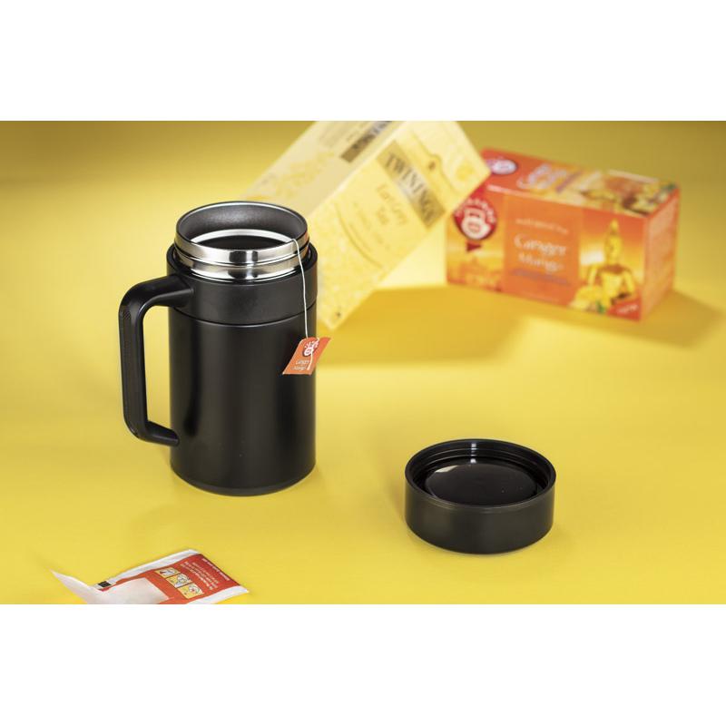 Cană de călătorie BOSSKI 400 ml Negru