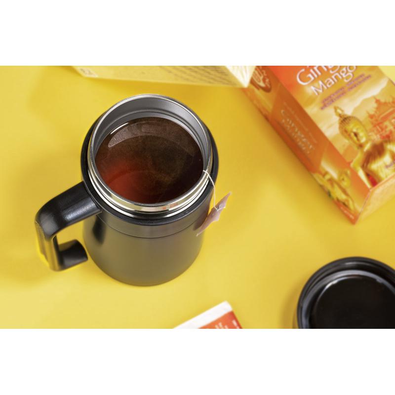 Cană de călătorie BOSSKI 400 ml Negru