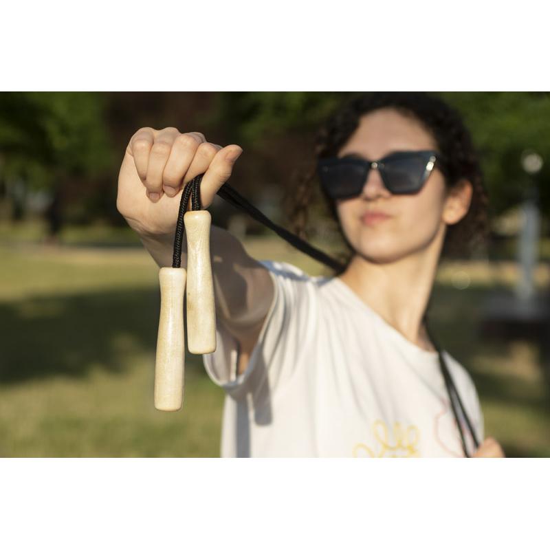 Coardă de sărit SALTI Negru