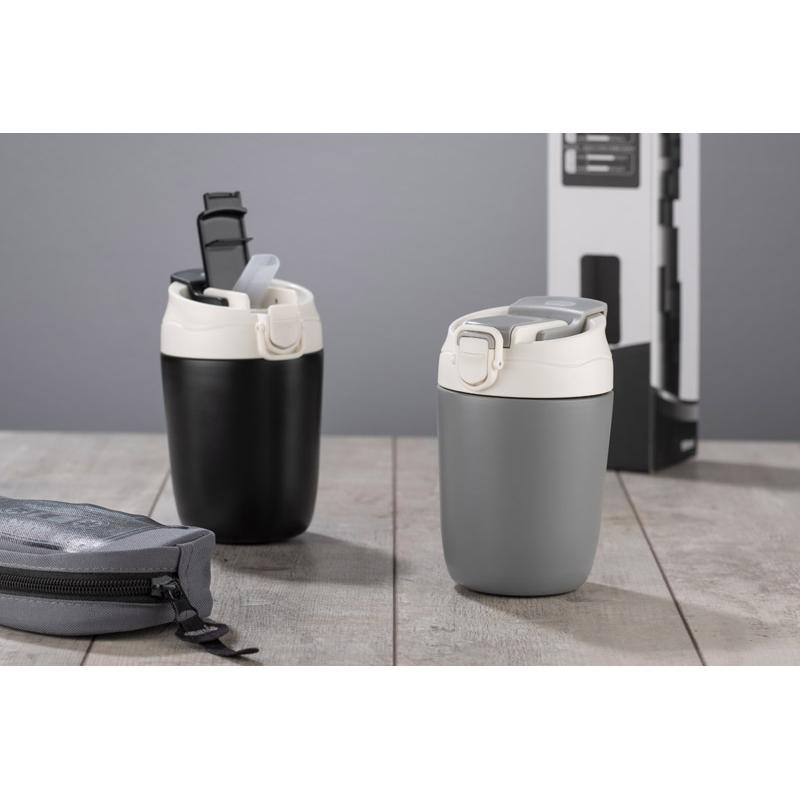 Cană Termos de călătorie DOPPIO 360 ml Negru