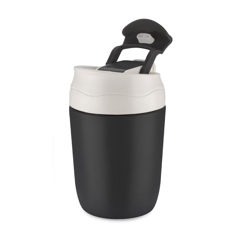 Cană Termos de călătorie DOPPIO 360 ml Negru