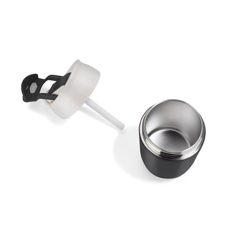 Cană Termos de călătorie DOPPIO 360 ml Negru