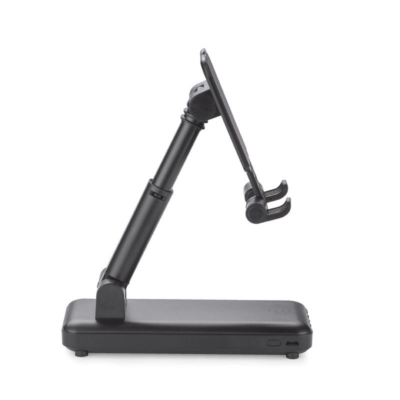 Baterie externă cu suport pentru telefon SEGURO 10 000 mAh Negru