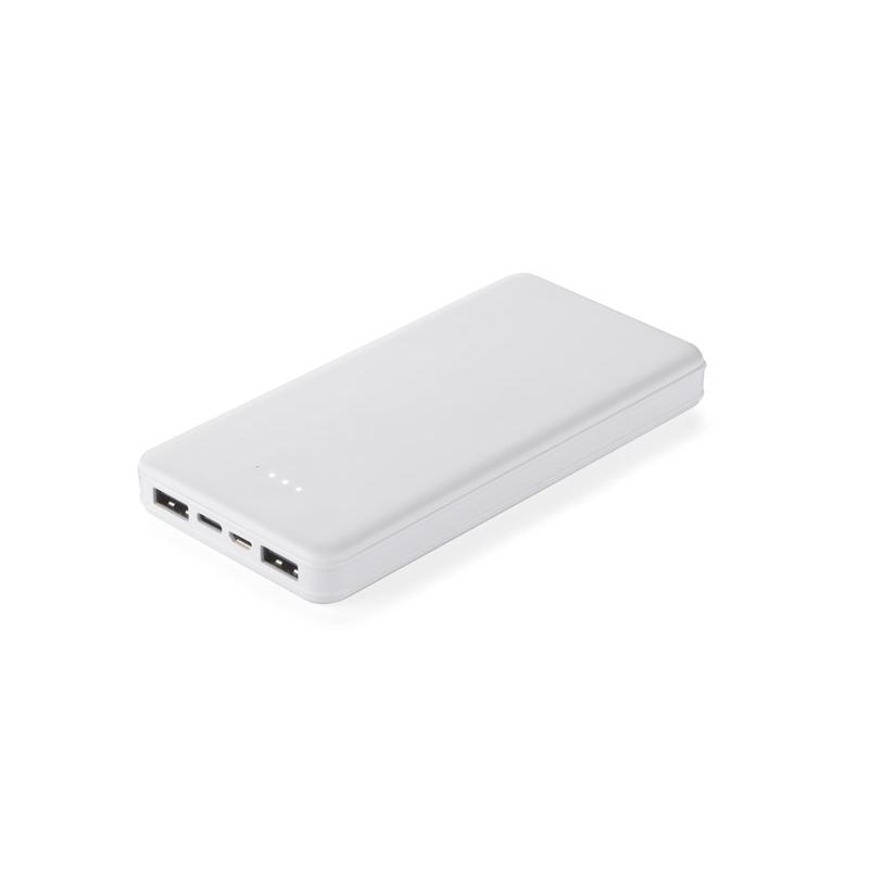 Baterie externă SIMPLE 10000 mAh Alb