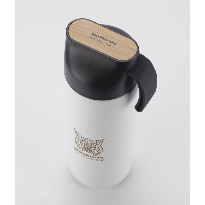 Sticlă de călătorie ELSA 600 ml Alb