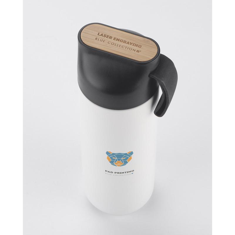 Sticlă de călătorie ELSA 600 ml Alb