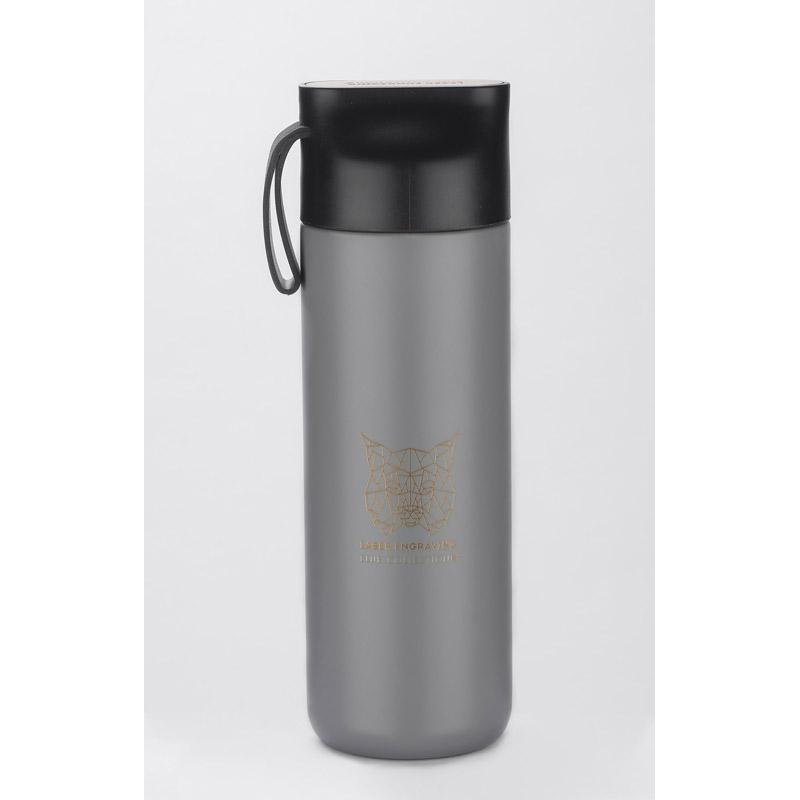 Sticlă de călătorie ELSA 600 ml Gri