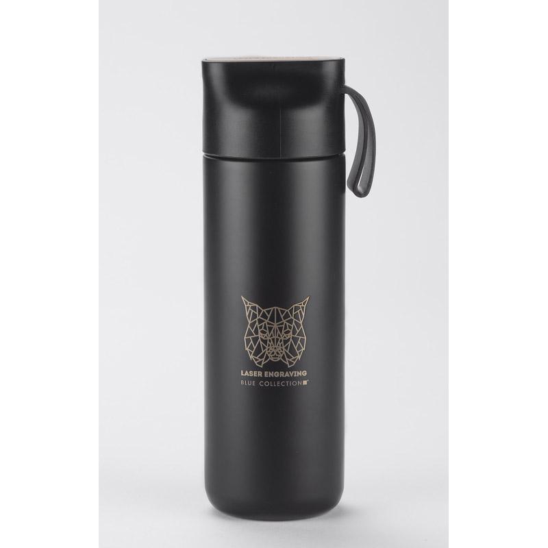 Sticlă de călătorie ELSA 600 ml Negru