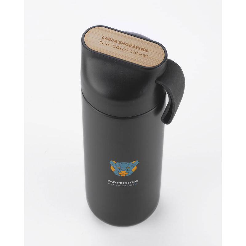 Sticlă de călătorie ELSA 600 ml Negru