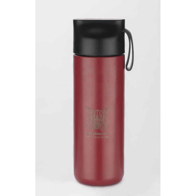 Sticlă de călătorie ELSA 600 ml Rosu