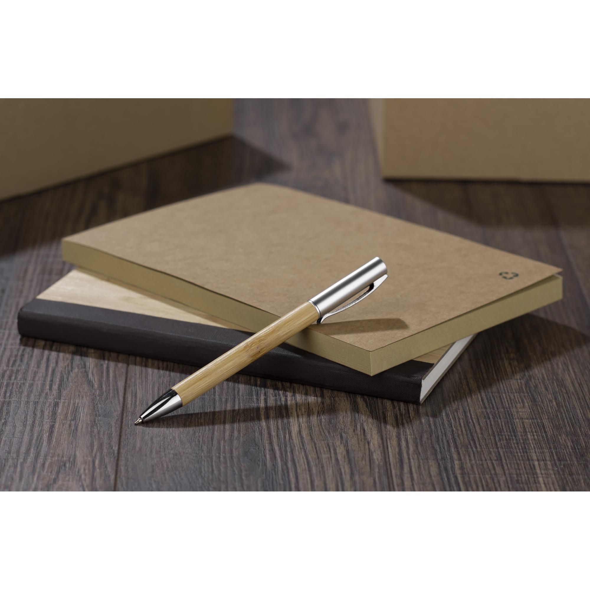 Pix cu bilă din bambus LENO 