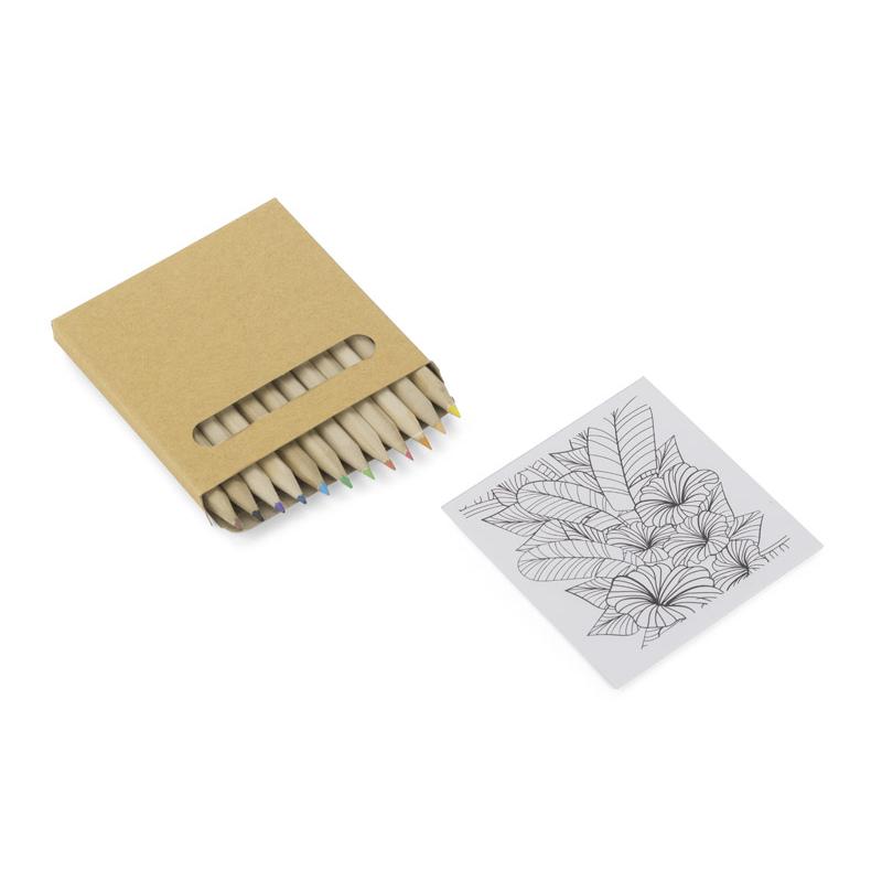 Creioane colorate și carte de colorat LOTI