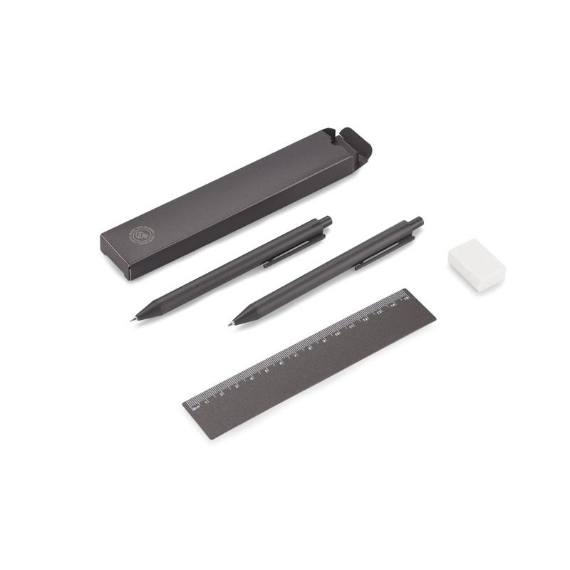 Set birou din plastic cu cafea KOPIKO Maro