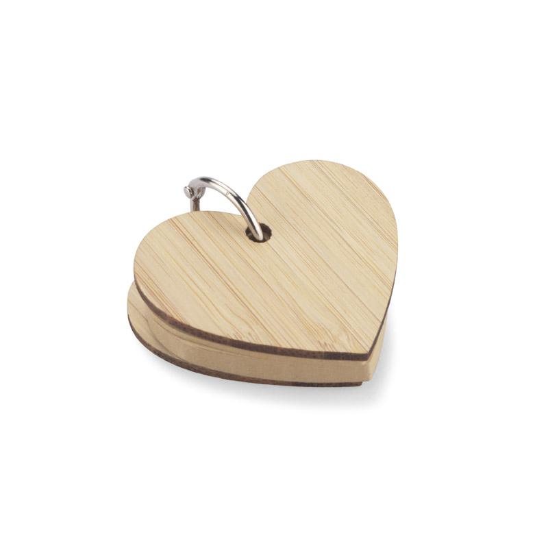 Sticky notes cu breloc LOVA Natural