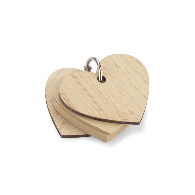 Sticky notes cu breloc LOVA Natural