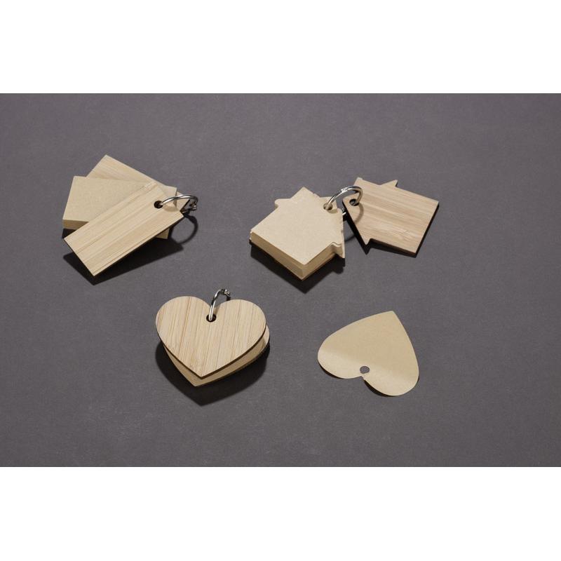 Sticky notes cu breloc LOVA Natural