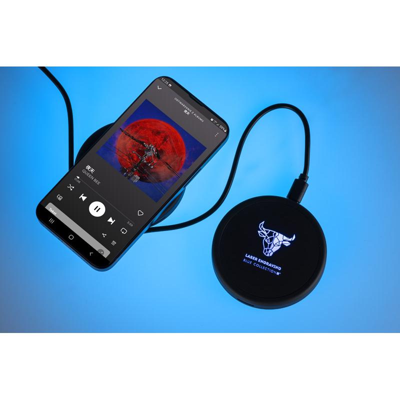 Încărcător wireless LUMEE 10W Albastru