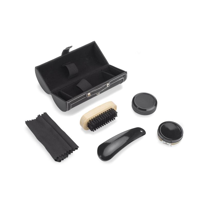 Set curătare pantofi SHINBO Negru