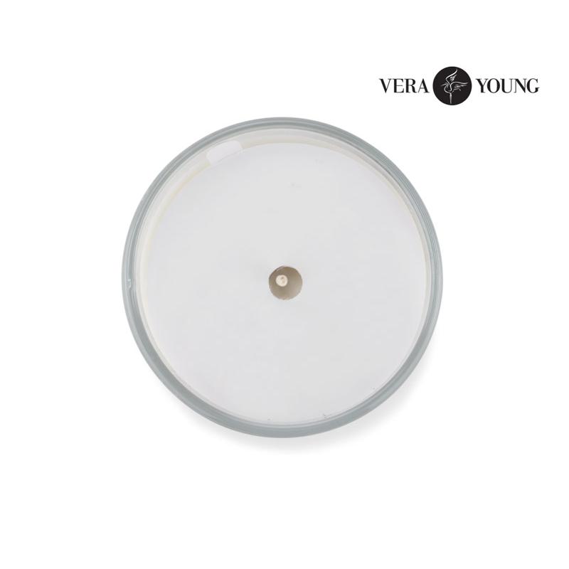 Lumânare din ceară de soia 170g - Lemongrass & Ginger - VERA YOUNG Transparent