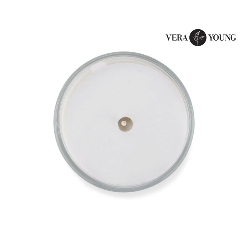 Lumânare de ceară din soia 170g - Plum & Patchouli - VERA YOUNG Transparent