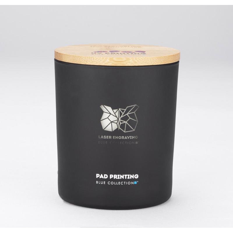 Lumânare din ceară de soia 220g - Black Pomegranate - VERA YOUNG Negru