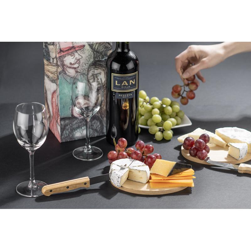 Set cuțit și platou brânzeturi GORGONZOLA Natural